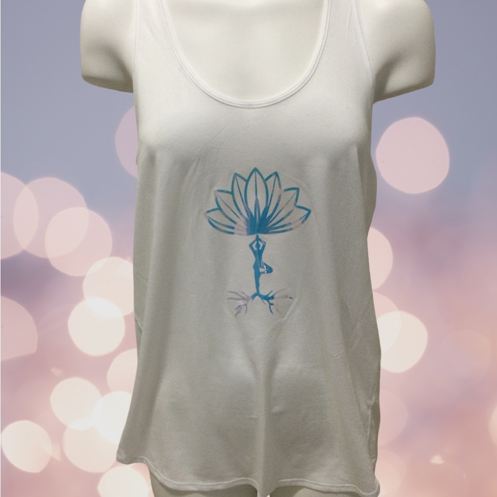 Lululemon Custom Lotus Graphic Tank Top